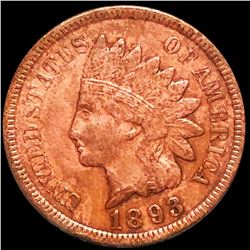 1893 Indian Head Penny LIGHTLY CIRCULATED