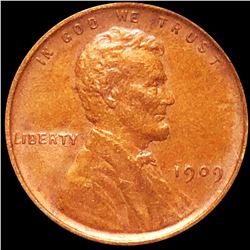1909 V.D.B. Lincoln Wheat Penny CLOSE UNC
