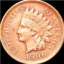 1906 Indian Head Penny ABOUT UNCIRCULATED