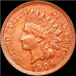 1906 Indian Head Penny ABOUT UNCIRCULATED