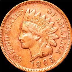 1905 Indian Head Penny ABOUT UNCIRCULATED
