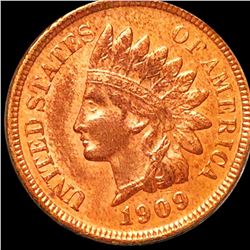 1909 Indian Head Penny ABOUT UNCIRCULATED