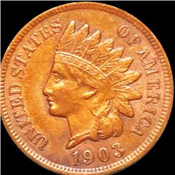 1903 Indian Head Penny NEARLY UNCIRCULATED