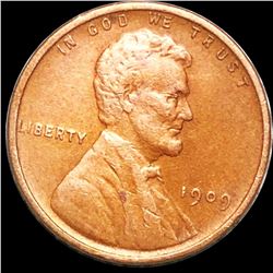 1909 V.D.B. Lincoln Wheat Penny CLOSELY UNC