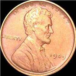 1909 V.D.B. Lincoln Wheat Penny CLOSE UNC