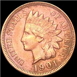 1901 Indian Head Penny CLOSELY UNCIRCULATED
