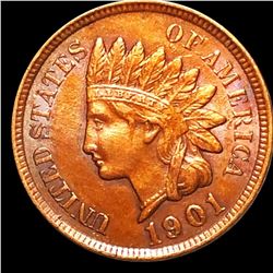 1901 Indian Head Penny CLOSELY UNCIRCULATED
