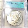 Image 1 : 1922-S Silver Peace Dollar ICG - MS61