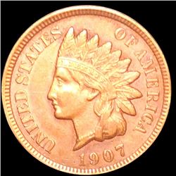 1907 Indian Head Penny CLOSELY UNCIRCULATED