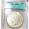 Image 1 : 1923-S Silver Peace Dollar ICG - MS62