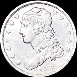 1838 Capped Bust Quarter ABOUT UNCIRCULATED