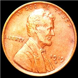 1919-S Lincoln Wheat Penny CLOSELY UNCIRCULATED