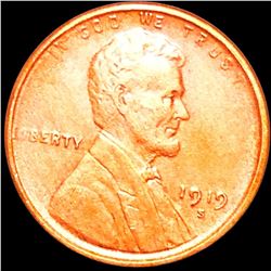 1919-S Lincoln Wheat Penny NEARLY UNCIRCULATED