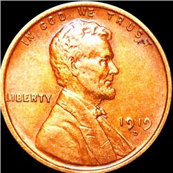 1919-D Lincoln Wheat Penny UNCIRCULATED