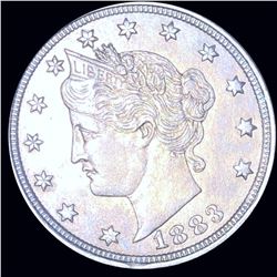1883 Liberty Victory Nickel NEARLY UNCIRCULATED