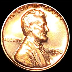 1958 Lincoln Wheat Penny CHOICE PROOF