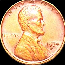 1934-D Lincoln Wheat Penny UNCIRCULATED