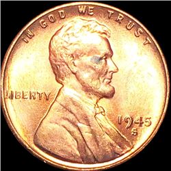 1945-S Lincoln Wheat Penny UNCIRCULATED