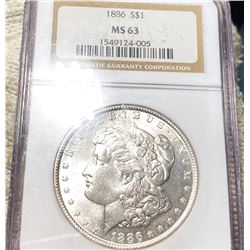 1886 Morgan Silver Dollar NGC - MS63