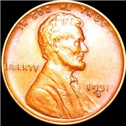 1931-D Lincoln Wheat Penny CLOSELY UNC