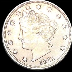 1911 Liberty Victory Nickel NEARLY UNCIRCULATED