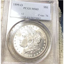 1899-O Morgan Silver Dollar PCGS - MS63