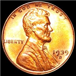 1939-D Lincoln Wheat Penny UNCIRCULATED