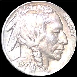 1936-S Buffalo Head Nickel LIGHTLY CIRCULATED