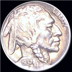 1937-D Buffalo Head Nickel LIGHTLY CIRCULATED