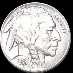 1938-D/D Buffalo Head Nickel CLOSELY UNC