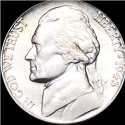 1943-P Jefferson War Nickel ABOUT UNC