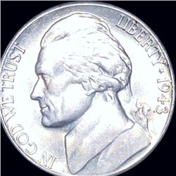 1943-S Jefferson War Nickel CLOSELY UNC