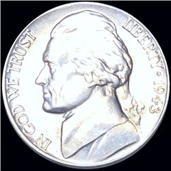 1943-S Jefferson War Nickel NEARLY UNCIRCULATED
