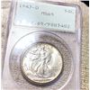 Image 1 : 1943-D Walking Half Dollar PCGS - MS65