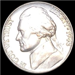 1943-P Jefferson War Nickel UNCIRCULATED