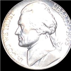 1943-P Jefferson War Nickel CLOSELY UNC