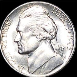 1943-D Jefferson War Nickel UNC