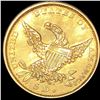 Image 2 : 1834 $5 Gold Half Eagle ABOUT UNCIRCULATED