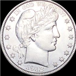 1912 Barber Half Dollar UNCIRCULATED