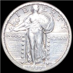 1917-S Standing Liberty Quarter ABOUT UNCIRCULATED