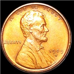 1909-S V.D.B. Lincoln Wheat Penny UNC **KEY DATE**