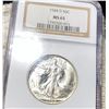 Image 1 : 1944-D Walking Half Dollar NGC - MS65