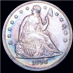 1846 Seated Liberty Dollar UNCIRCULATED