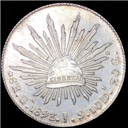 1893 Mexican Silver 8 Reales UNCIRCULATED