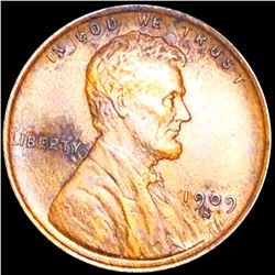 1909-S Lincoln Wheat Penny CLOSELY UNC