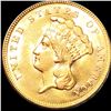 Image 1 : 1874 $3 Gold Piece CLOSELY UNCIRCULATED