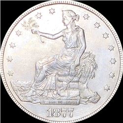 1877-S Silver Trade Dollar NEARLY UNCIRCULATED