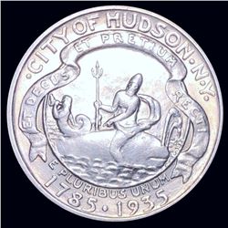 1935 Hudson Half Dollar UNCIRCULATED