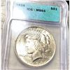 Image 1 : 1924 Silver Peace Dollar ICG - MS65