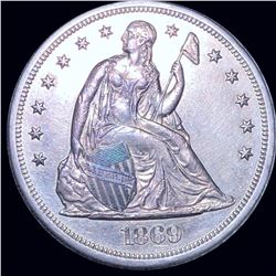 1869 Seated Liberty Dollar UNCIRCULATED